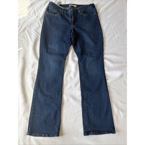 Levi's 315 Shaping‎ Bootcut Women's Jeans Size 32 (Fits US 12) Dark Blue Stretch